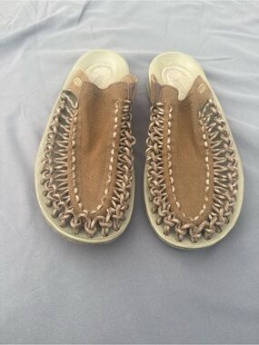 KEEN Uneek Men's Water Sandals Slides Slip On Net Brown  US 9
